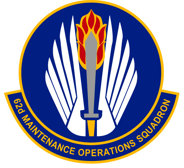 62nd Maintenance Operations Squadron unit patch