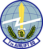 7th Airlift Squadron unit patch 7th Airlift Squadron unit patch