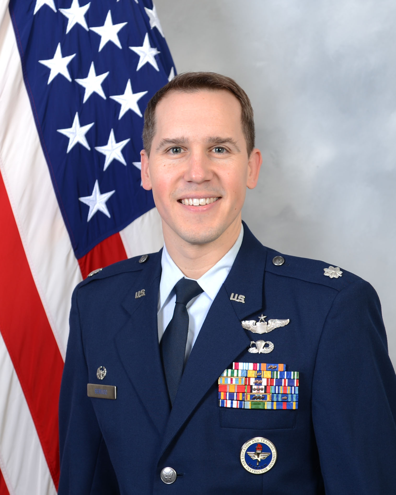 Lt. Col. Adam Bergoo Studio Photo
