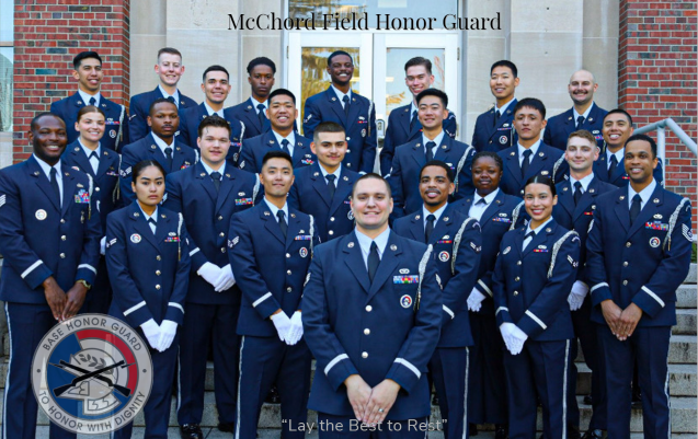 McChord Field honor guard group photo
