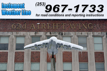 Inclement weather line for road conditions