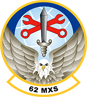 62nd Maintenance Squadron unit patch 62nd Maintenance Squadron unit patch