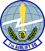 7th Airlift Squadron unit patch