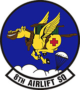 8th Airlift Squadron unit patch 8th Airlift Squadron unit patch